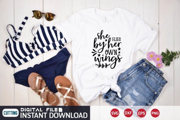 Review: She Flies by Her Own Wings SVG for Embroidery