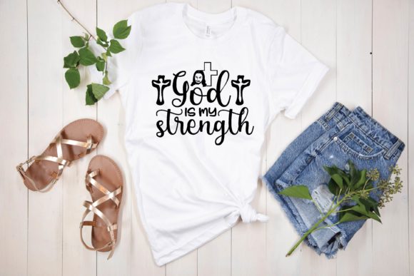 Reviewing God is My Strength SVG for Embroidery