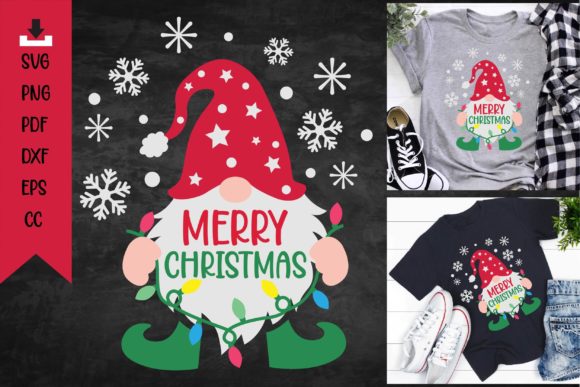 Reviewing the Merry Christmas Gnome Shirt SVG for Embroidery